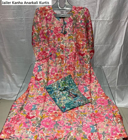 Jailer Kanha Modal Anarkali Kurtis