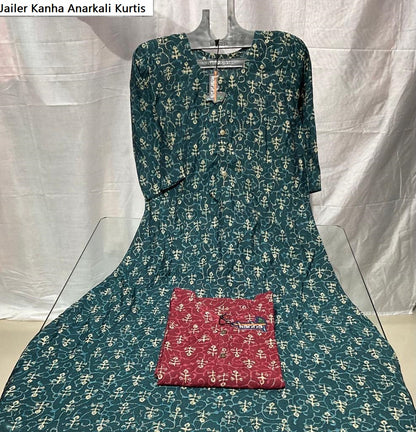 Jailer Kanha Modal Anarkali Kurtis