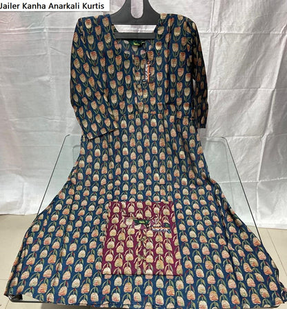 Jailer Kanha Modal Anarkali Kurtis