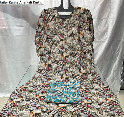 Jailer Kanha Modal Anarkali Kurtis