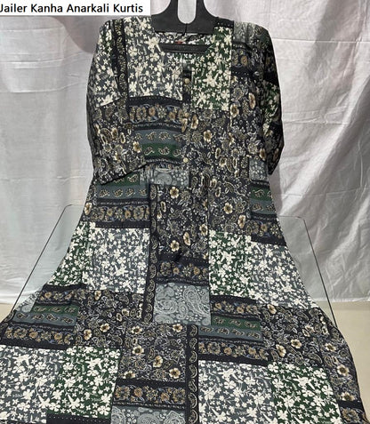 Jailer Kanha Modal Anarkali Kurtis
