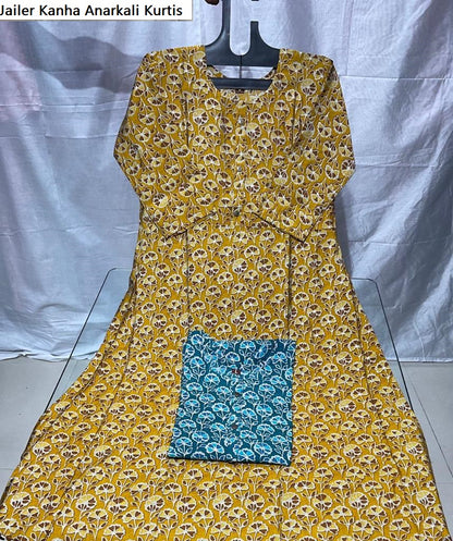 Jailer Kanha Modal Anarkali Kurtis