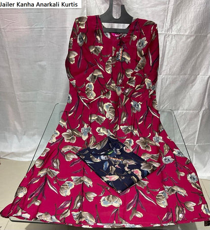 Jailer Kanha Modal Anarkali Kurtis
