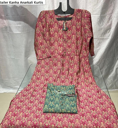 Jailer Kanha Modal Anarkali Kurtis