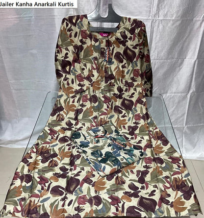 Jailer Kanha Modal Anarkali Kurtis