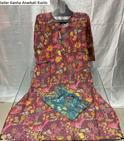 Jailer Kanha Modal Anarkali Kurtis