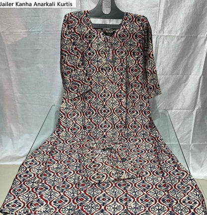 Jailer Kanha Modal Anarkali Kurtis