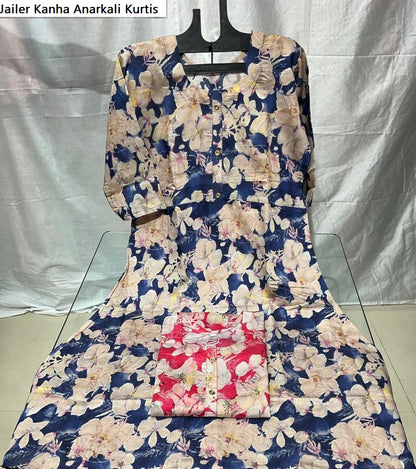 Jailer Kanha Modal Anarkali Kurtis