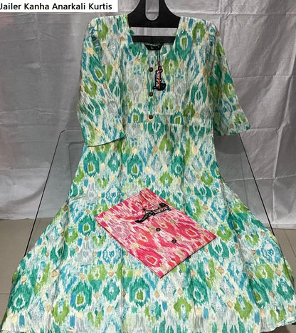 Jailer Kanha Modal Anarkali Kurtis