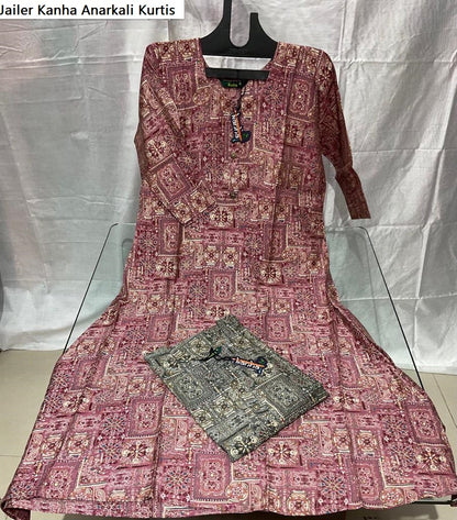 Jailer Kanha Modal Anarkali Kurtis