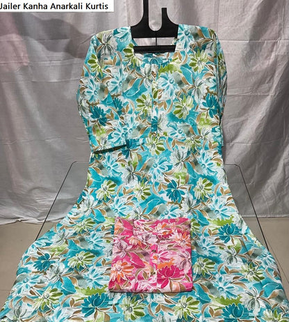 Jailer Kanha Modal Anarkali Kurtis