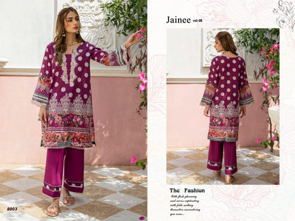 Jainee Vol 8 Agha Noor Lawn Karachi Salwar Suits