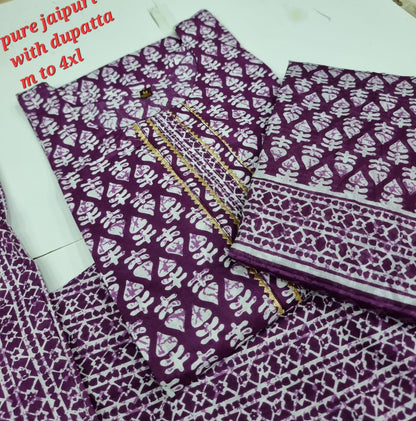 Jaipuri A Navad Readymade Pant Style Suits