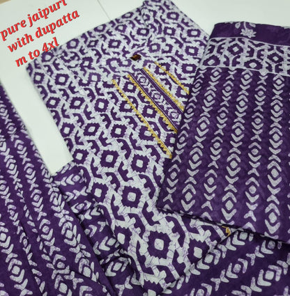 Jaipuri A Navad Readymade Pant Style Suits
