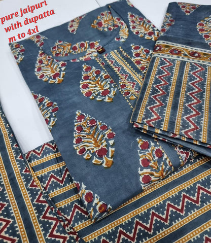 Jaipuri A Navad Readymade Pant Style Suits