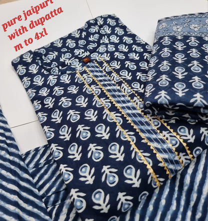 Jaipuri A Navad Readymade Pant Style Suits