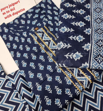 Jaipuri A Navad Readymade Pant Style Suits