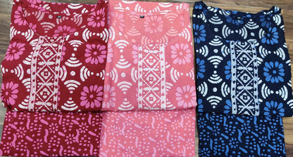 Jaipuri Print 0812 Salas Cotton Readymade Pant Style Suits