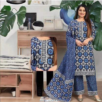 Jaipuri Print 0812 Salas Cotton Readymade Pant Style Suits