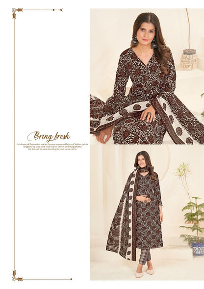 Jaipuri Queen Al Karam Cotton Dress Material