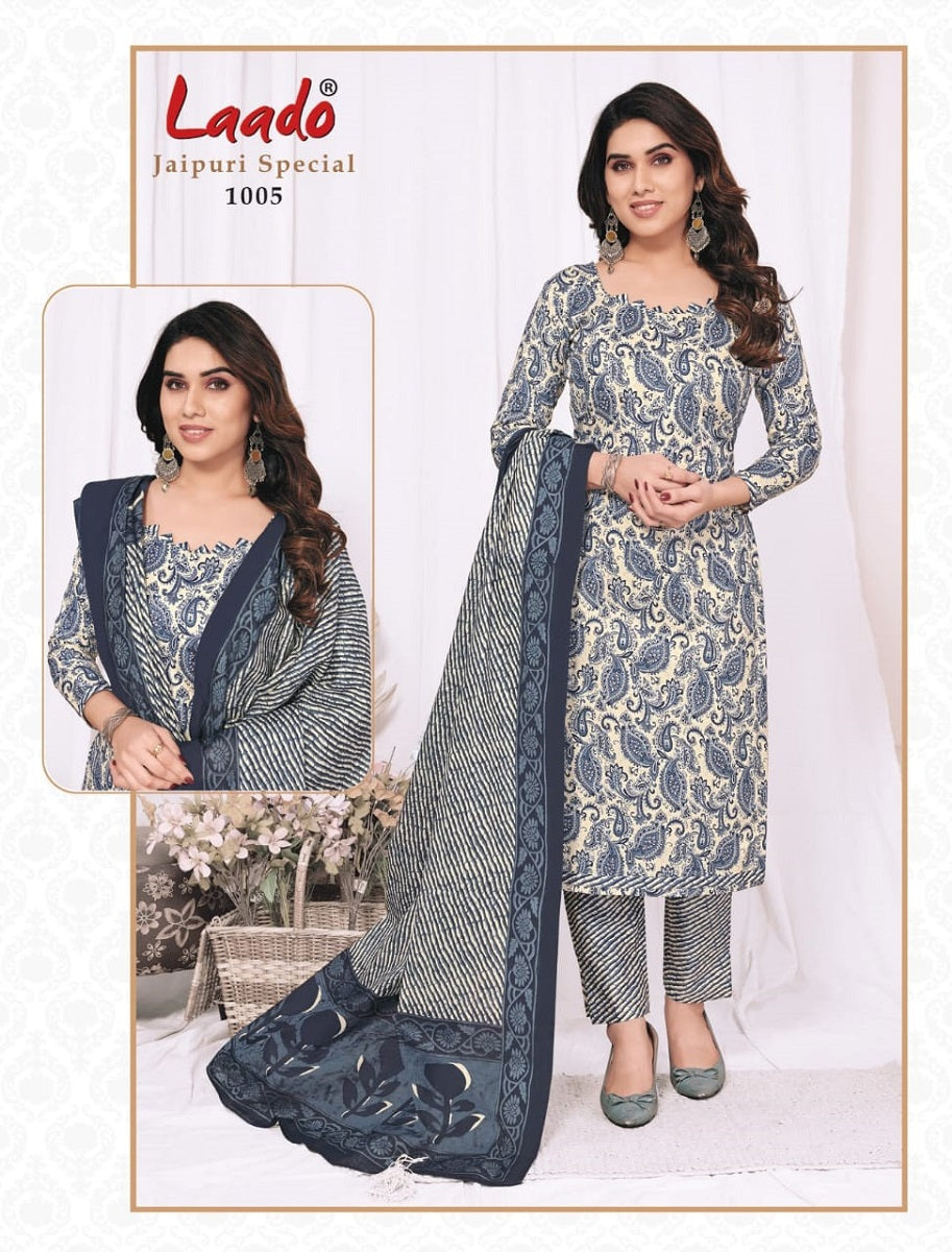 Kala Jaipuri Vol-4 Cotton Dress Material Online Ladies Wear Wholesaler