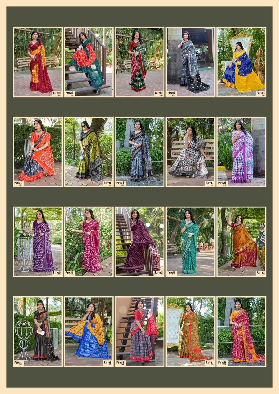 Jaipuri Vol-1 Parvati Cotton Sarees