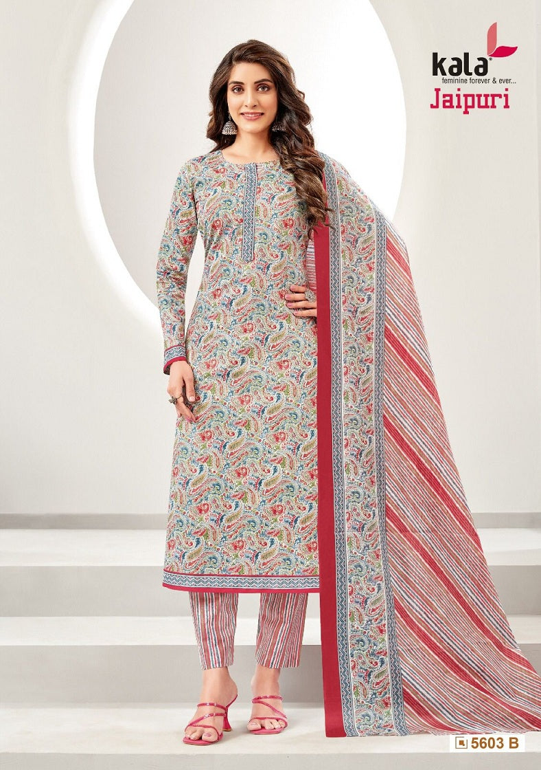 Cotton Dress Material In Jaipur - SareesWala.com