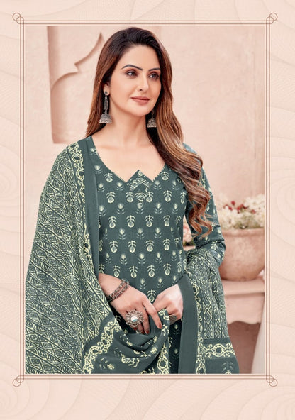 Jaipuri Vol 6 Mayur Creation Cotton Dress Material
