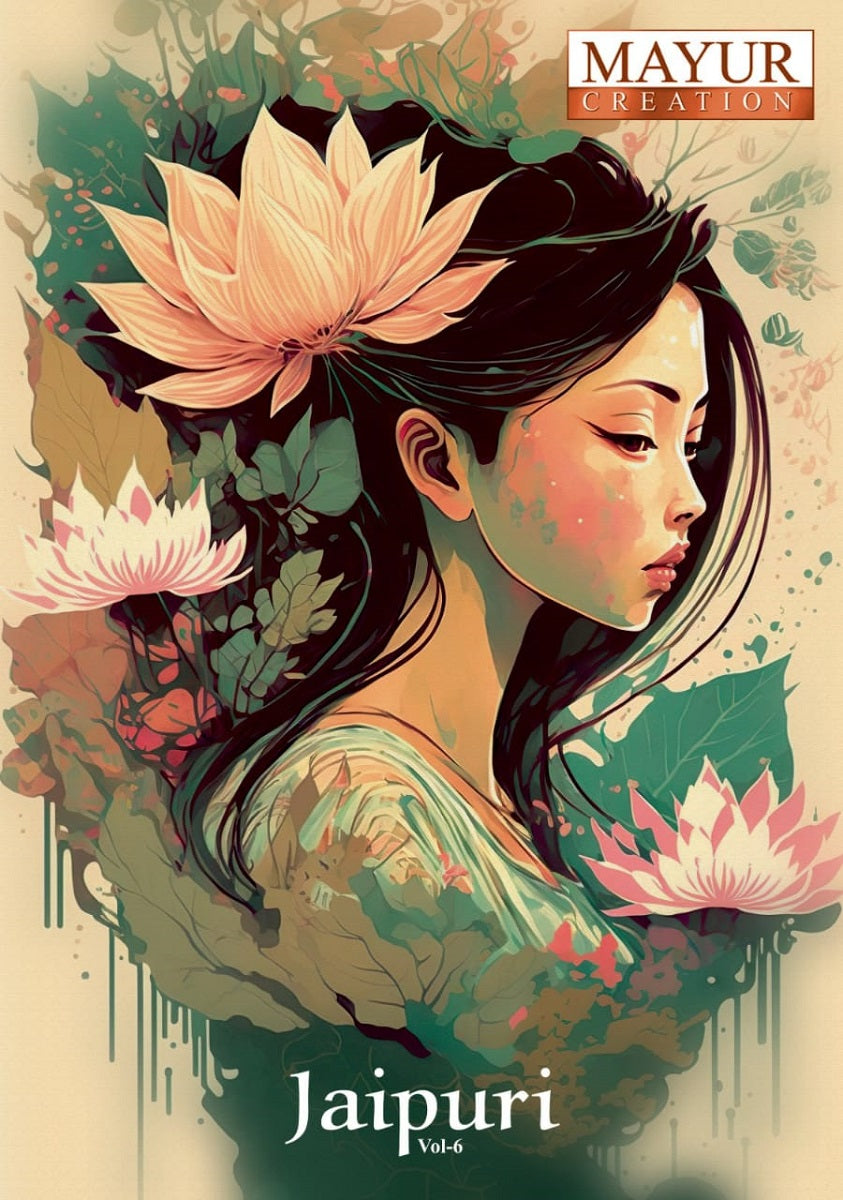 Jaipuri Vol 6 Mayur Creation Cotton Dress Material