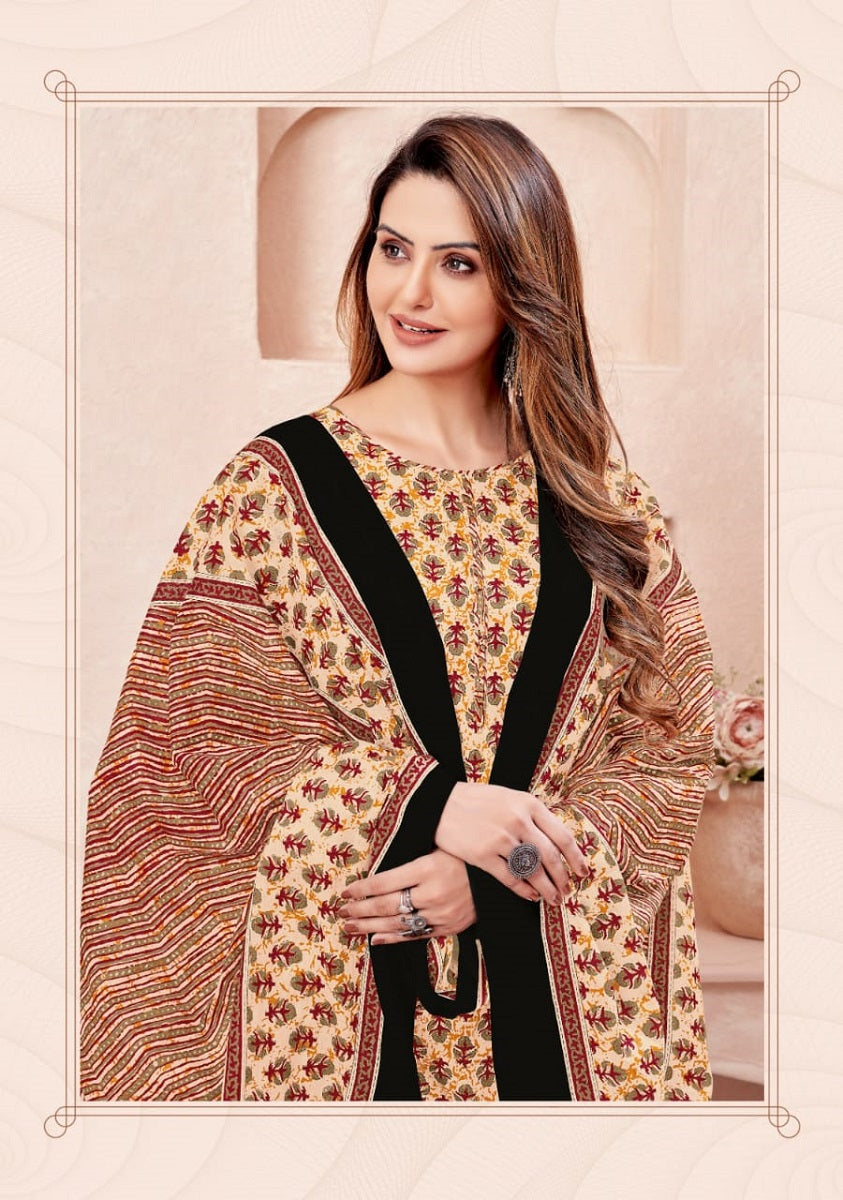 Jaipuri Vol 6 Mayur Creation Cotton Dress Material