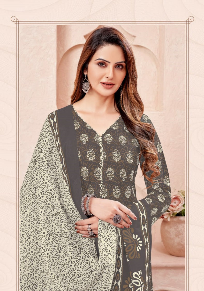 Jaipuri Vol 6 Mayur Creation Cotton Dress Material