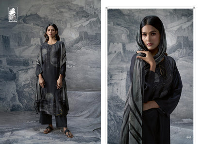 Jal Sahiba Muslin Pant Style Suits