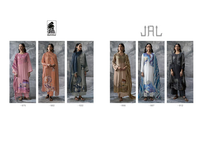 Jal Sahiba Muslin Pant Style Suits