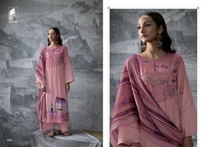 Jal Sahiba Muslin Pant Style Suits