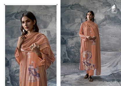 Jal Sahiba Muslin Pant Style Suits