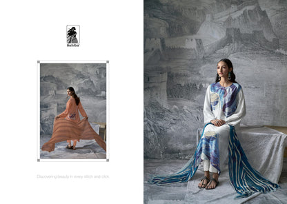 Jal Sahiba Muslin Pant Style Suits