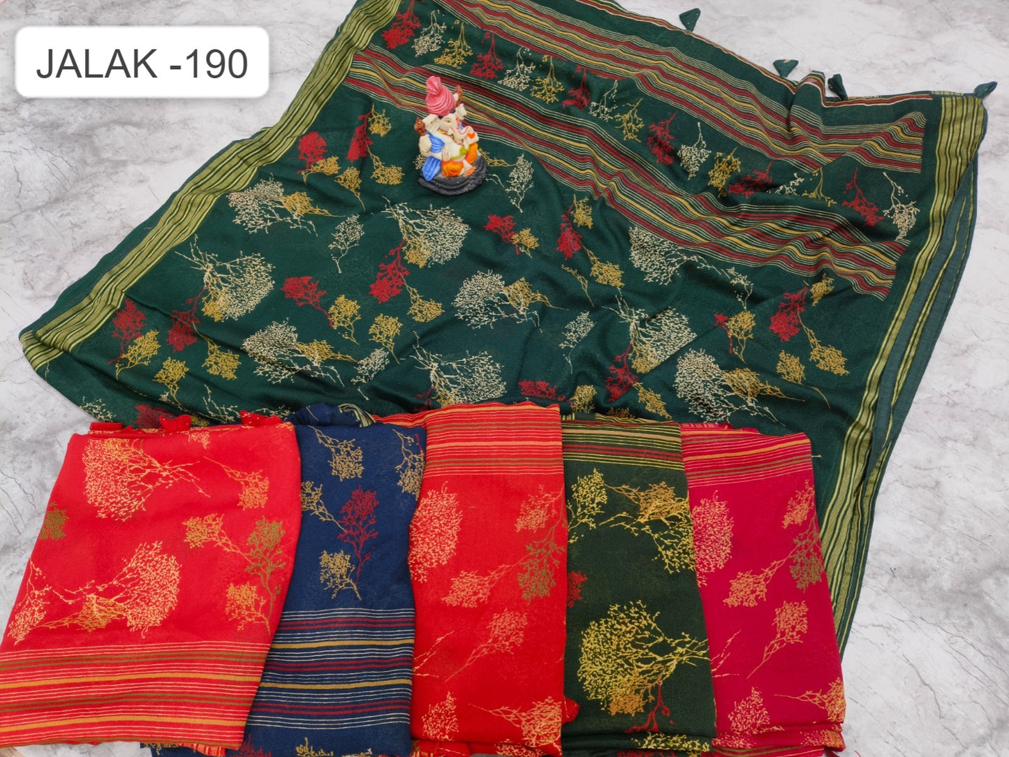 Jalak 190 Kalpveli Georgette Sarees