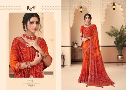 Jalpari Vol 11 Ruchi Chiffon Sarees