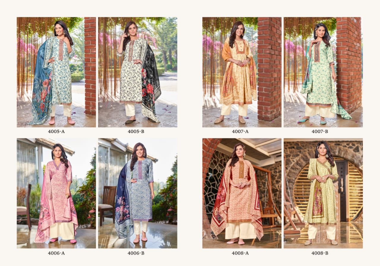 Jalsa Rivaa Jaam Satin Pant Style Suits