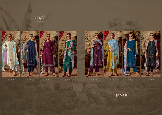 Janab Kimora Heer Modal Silk Pant Style Suits