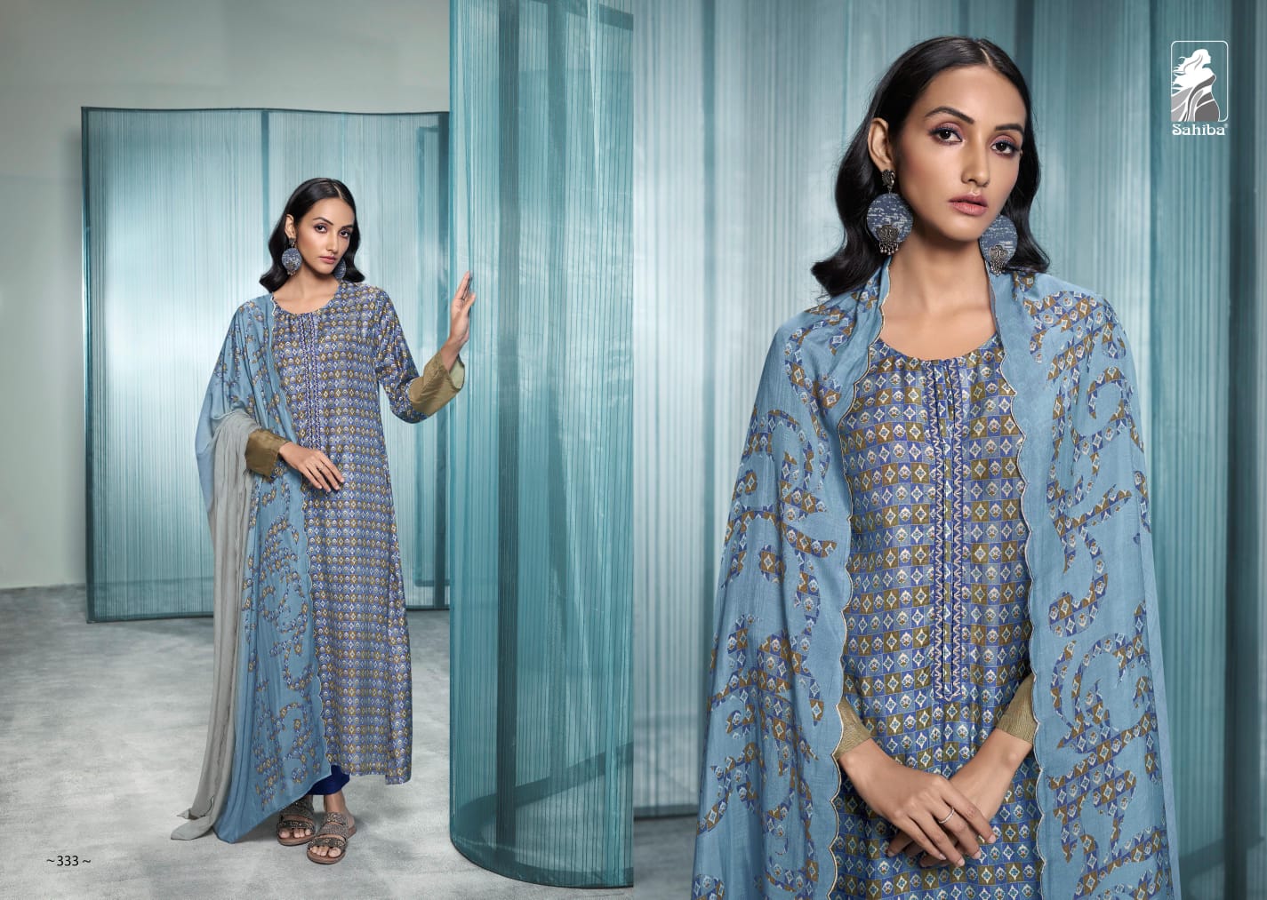 Janvi Sahiba Muslin Silk Pant Style Suits