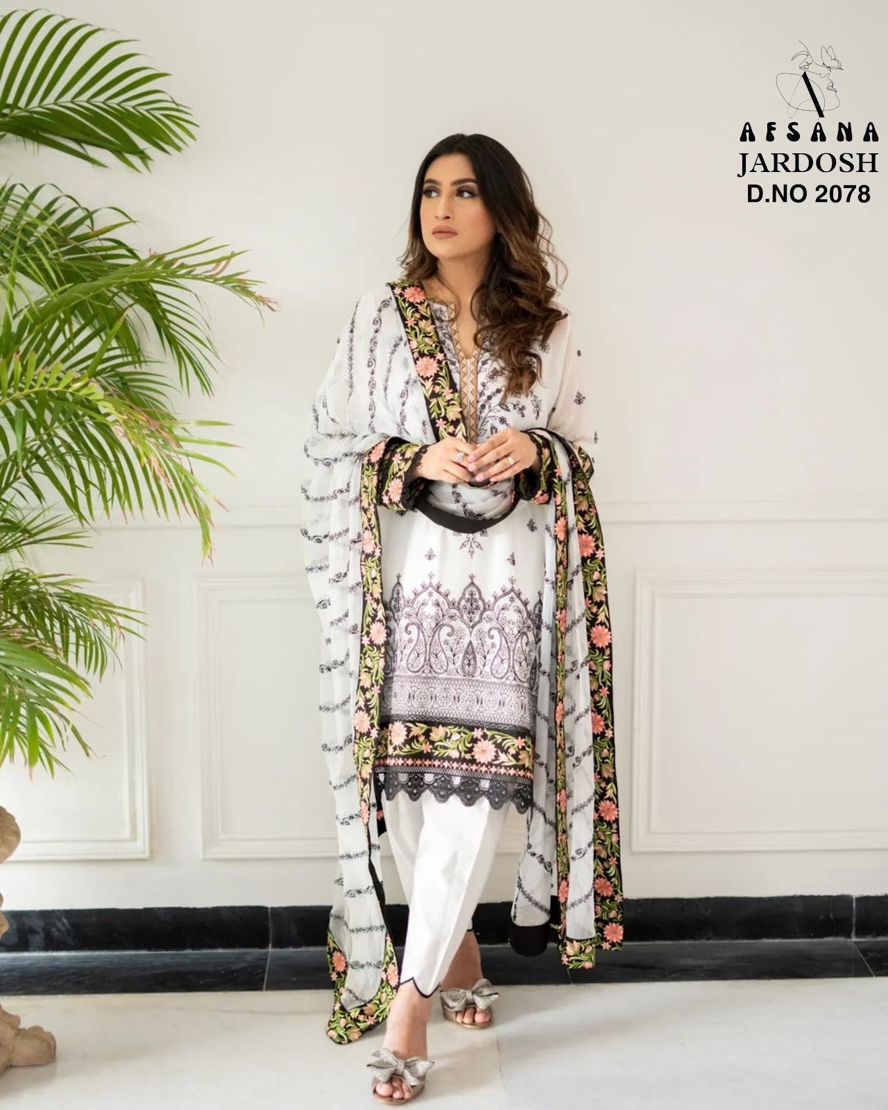 Jardosh-2078 Afsana Muslin Readymade Pant Style Suits