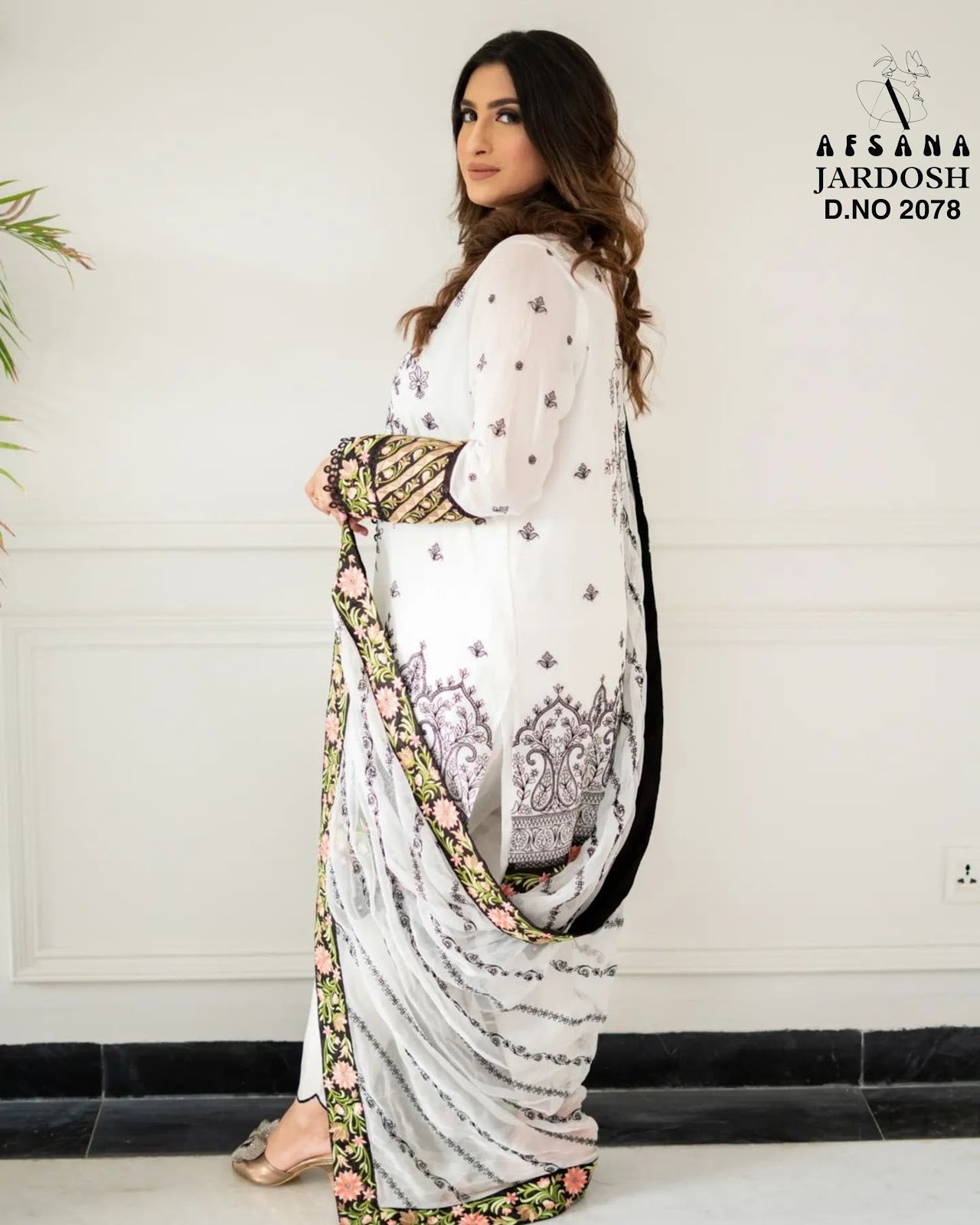 Jardosh-2078 Afsana Muslin Readymade Pant Style Suits