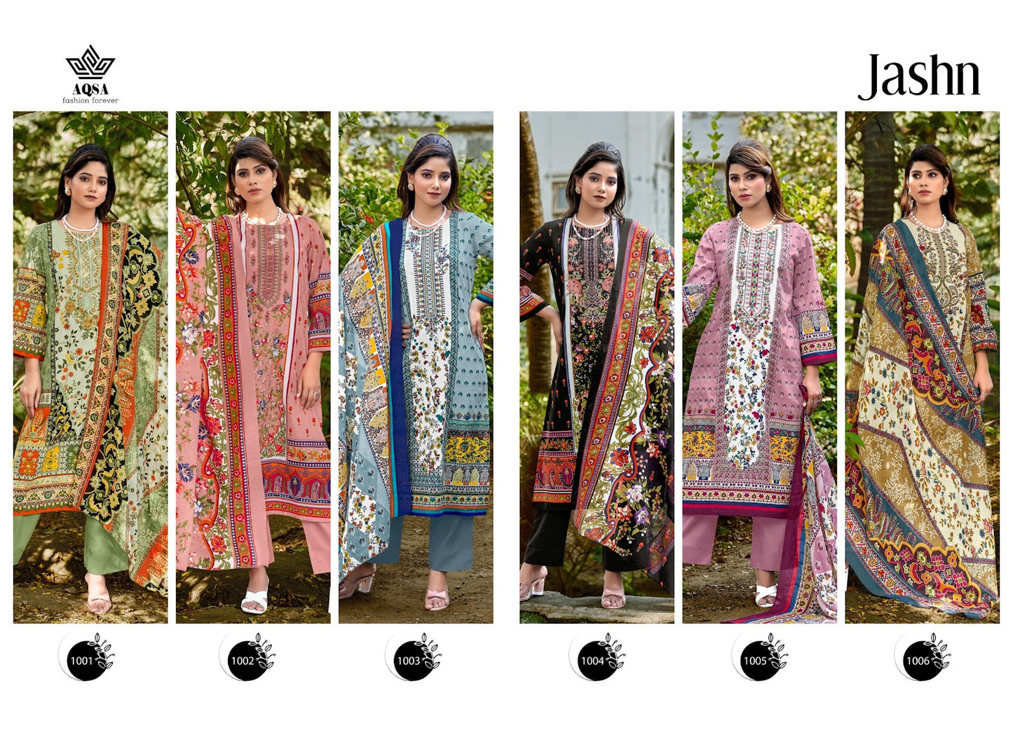 Jashn Aqsa Cambric Cotton Karachi Salwar Suits