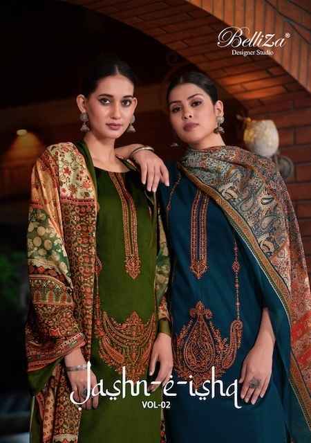 Jashn E Ishq Vol 2 Belliza Designer Studio Heavy Jaam Pant Style Suits