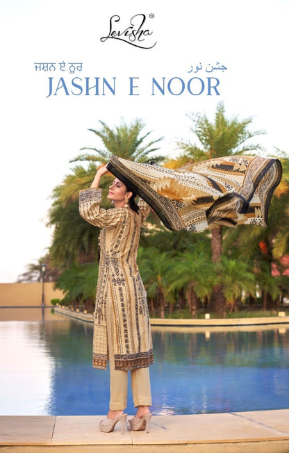 Jashn E Noor Levisha Cambric Cotton Karachi Salwar Suits