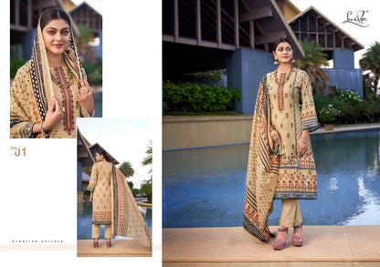 Jashn E Noor Levisha Cambric Cotton Karachi Salwar Suits