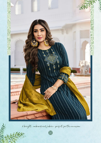 Jasmeet Vol 4 Ladies Flavour Rayon 14Kg Readymade Pant Style Suits