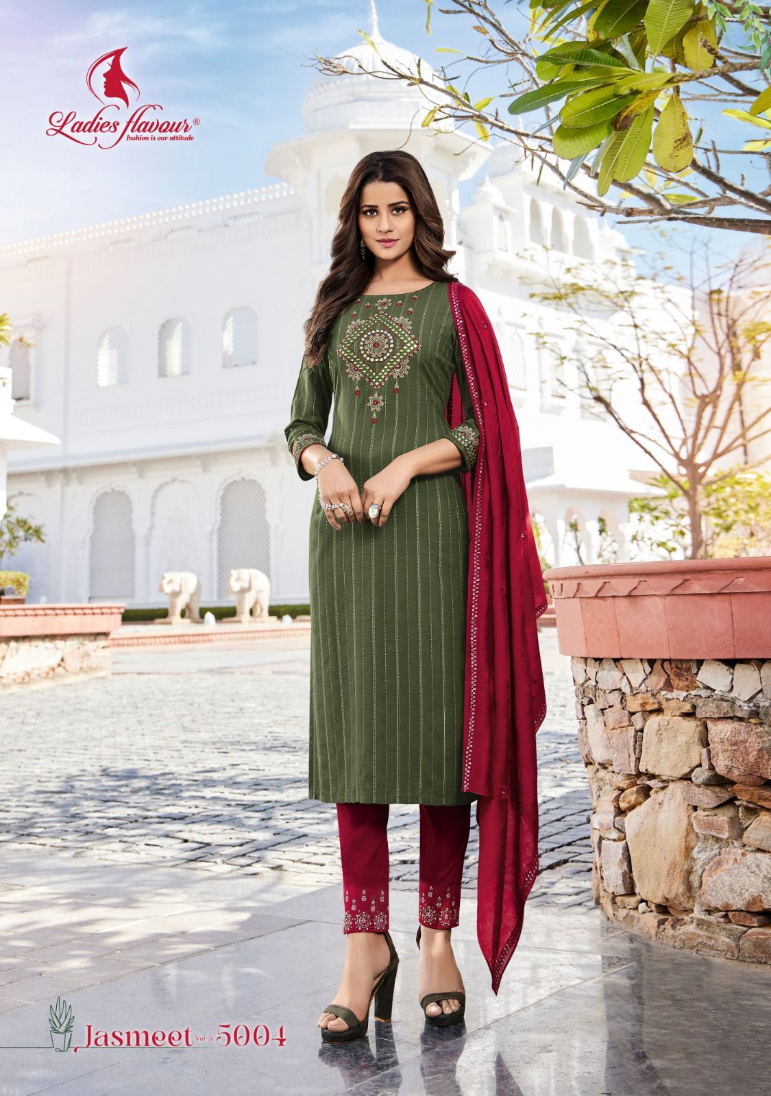 Jasmeet Vol 4 Ladies Flavour Rayon 14Kg Readymade Pant Style Suits