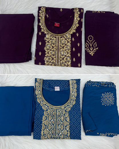 Jasmin 3.0 Bluehills Rayon 14Kg Readymade Pant Style Suits